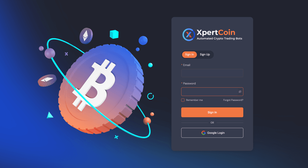 Xpertcoin - Strategy Based Trading Platform